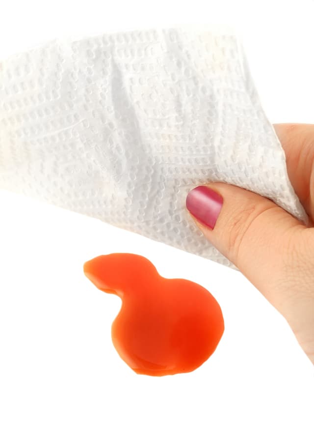 Cleaning up a spill