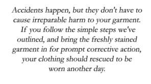 Spill cleaning tip